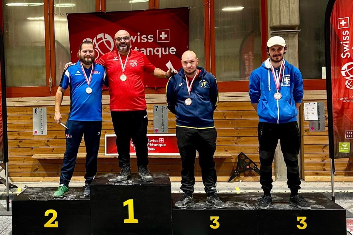 Podium hommes — tir de précision, Belp 2025