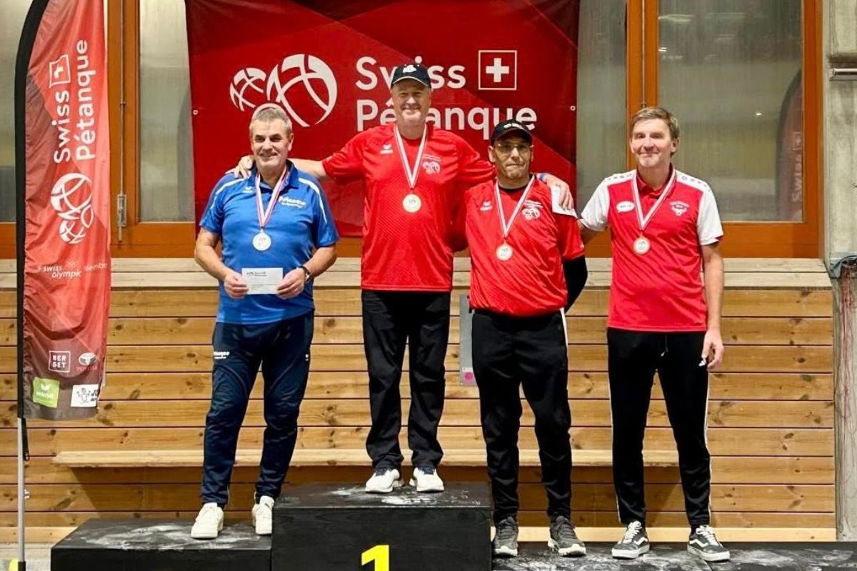 Podium vétérans — tir de précision, Belp 2025