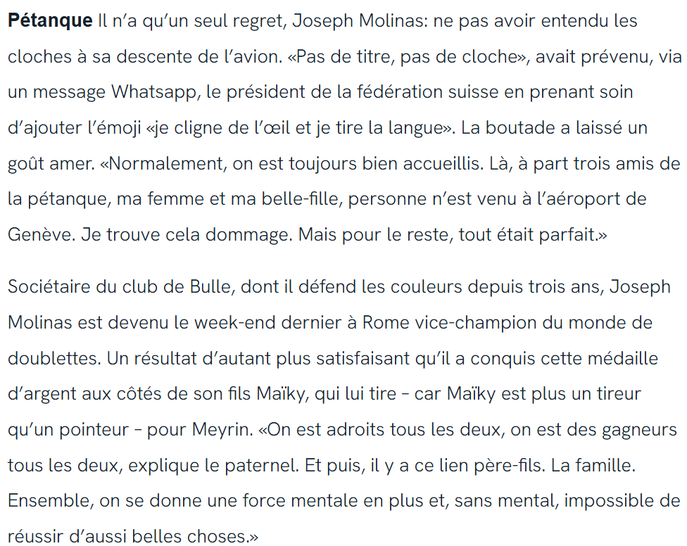 Article La Liberté du 24.09.2025 — partie 1