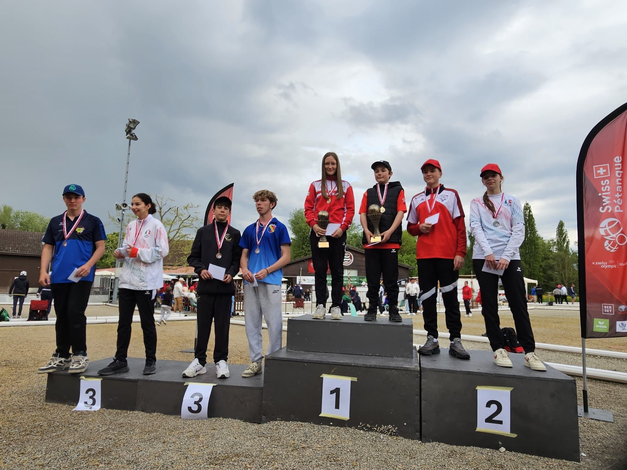 Joueurs bullois à Yverdon